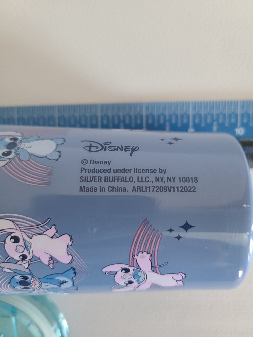 Disney Lilo Stitch Angel Double Walled Stainless Tumbler 22 oz Blue - Picture 7 of 10